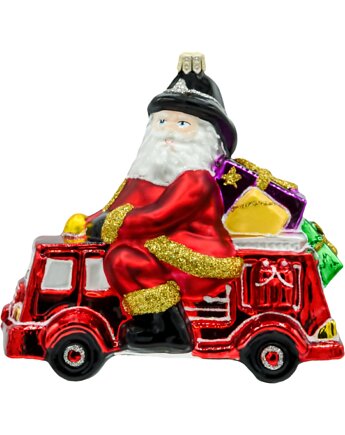 Bombka choinkowa: Mikołaj w wozie strażackim, Syn Bombkarza