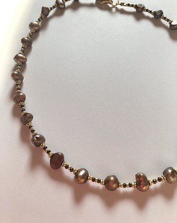 Choker vintage z perłami, Luna by Sisters