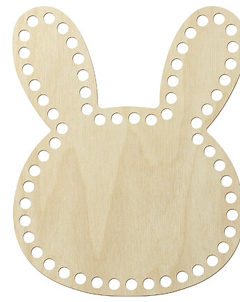 Dno Wieczko Koszyka Wielkanocnego Drewniana Podstawa Baza do Szydełkowania, smxdsgn