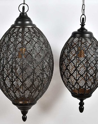 Lampa wisząca Nero, czarna, druciana, 75 cm, OSOBY - Prezent dla kolegi