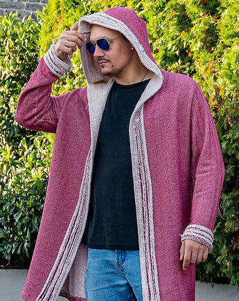 Jaskrawy Festiwalowy Kardigan Unisex, Idealny prezent dla niej i dla niego, Lariko Studio