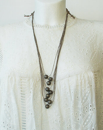 Groszki 007 Naszyjnik bez metalu, galeria nuit