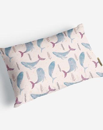 Poduszka dekoracyjna -  Whales - 40x60, ASARTEM