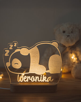 Lampka nocna dla dzieci - Panda, Decorify