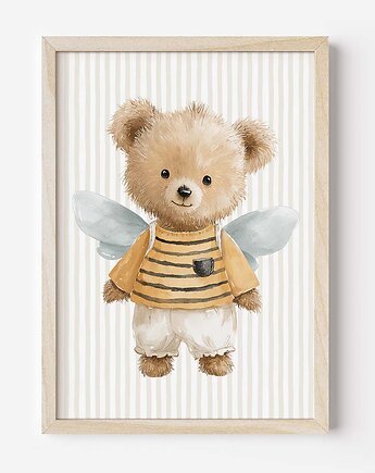 Plakat Na Ścianę Dla Dzieci Pszczółkowi Przyjaciele nr. 5, Dekoracjan