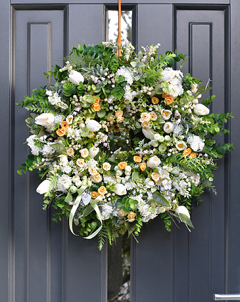 Wianek "biały tulipan", ci sza