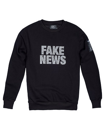 Bluza Męska Crewneck Fake News, HARP TEAM