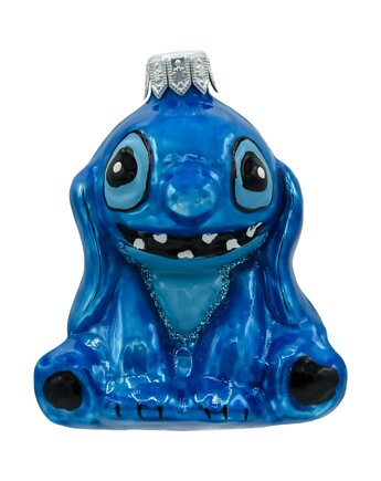 Bombka choinkowa: Stitch: niebieski, Syn Bombkarza