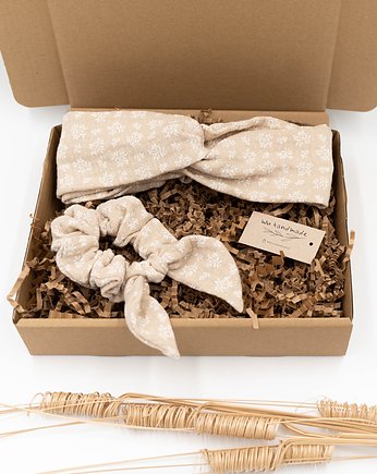 Zestaw prezentowy Muślin bawełniany, wu handmade