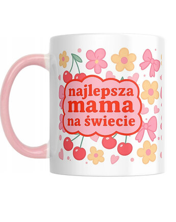 Kubek na Dzień Mamy  Najlepsza Mama na Świecie kwiaty, Kapawii