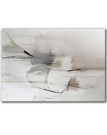 Obraz na płótnie - 100x70 cm Jasna abstrakcja  (1-0634), raspberryEM