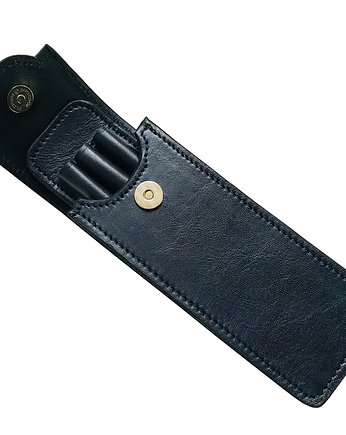 Etui na 3 pióra długopisy granatowe, Lamato