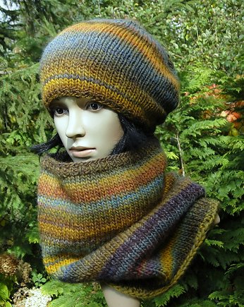 Słonecznie / komplet, agat handmade
