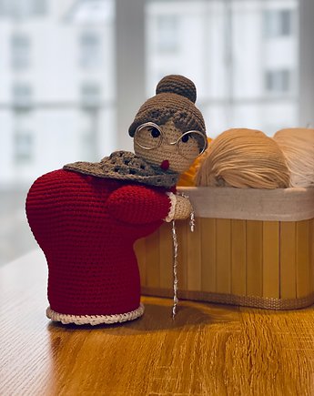 Babcia na szydełku, prezent dla babci/mamy, HANDMADE crochet by Klaudia