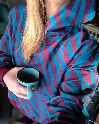 Bluza Zebra-Turkus, Bluza w Podróży