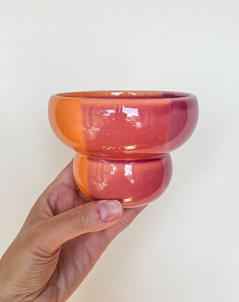 Czarka  [wzór: pomarańcza]  220 ml, FORMY PROSTE