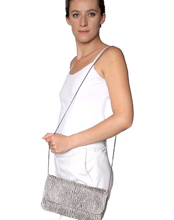 SKÓRZANA Kopertówka ZEBRA z czarną podszewką - ręcznie uszyta, Grażyna Łoboda