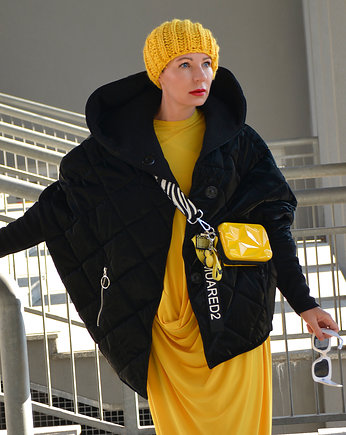 KURTKA/ PELERYNA BLACK  momo, momo fashion