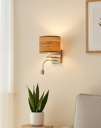 Podwójny kinkiet z włącznikiem SENEGAL ECO z panelem LED, LYSNE