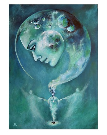 Poddanie surrealizm realizm magiczny oryginalny obraz ręcznie malowany, Galeriai