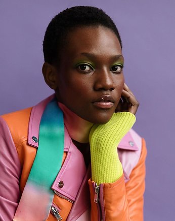 RAINBOW TIE - apaszka krawat jedwab AHIMSA, Ewa Zwolinska