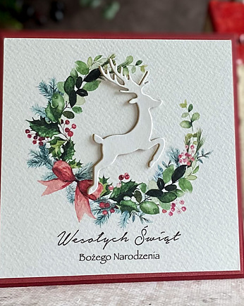 Personalizowana kartka na Boże Narodzenie, BN 20, Anna Art and Crafts