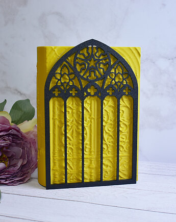 Podpórka pod książki - gotycka katedra, gotycka rozeta #4 - 60 kolorów, Spirit Of Copper