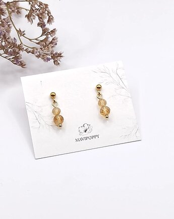 Kolczyki sztyfty cytryn, Mavipoppy