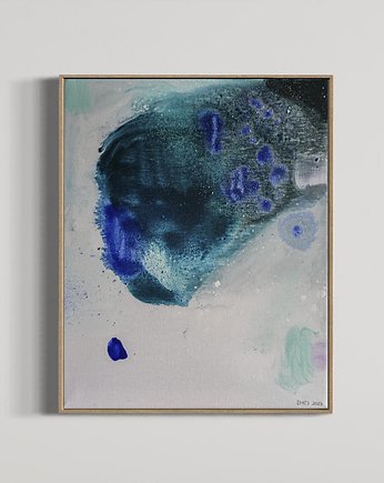 Obraz Abstrakcja 'supernowa' akryl 24x30, Emes Art