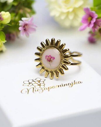 Pierścionek Smagliczka złote słońce, Lovely Jewellery
