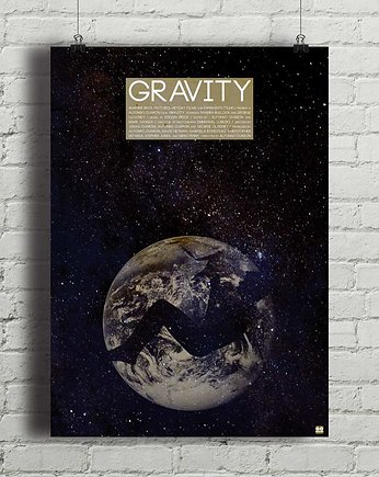 Plakat Grawitacja, minimalmill