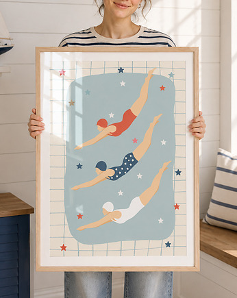 Plakat Skok do wody, Tableau Edition