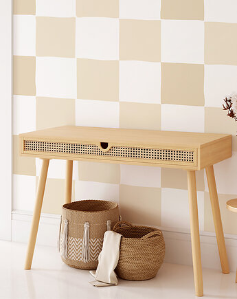 Tapeta Szachownica "Peach Chess", Humpty Dumpty Room Decoration