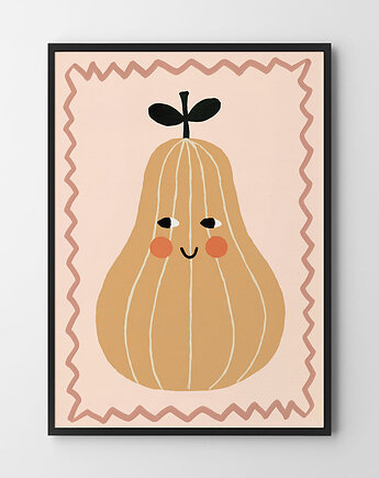 Gruszka - plakat dla dzieci pokój dziecka, HOG STUDIO