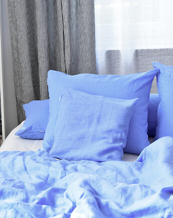 Lniana poszewka na poduszkę - Niebieski, Linen House