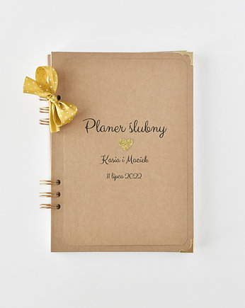 Planer ślubny organizer terminarz planner eko, Papiernik