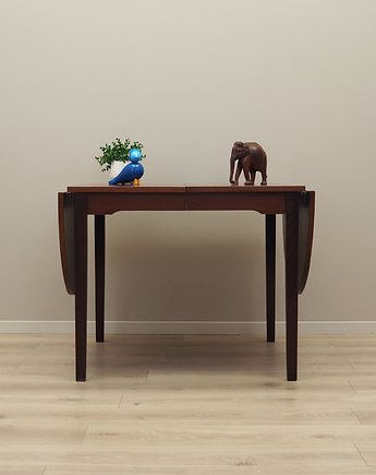 Stół mahoniowy, duński design, lata 70, produkcja: Dania, Przetwory design