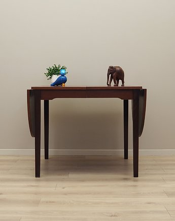 Stół mahoniowy, duński design, lata 70, produkcja: Dania, Przetwory design