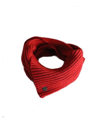 Zimowy wełniany szalik RED, Le petit cochonnet