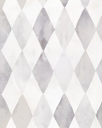 Tapeta ścienna Fairy Land Szare Romby 53cm x 10m PZ, Bajkowe Wnetrza