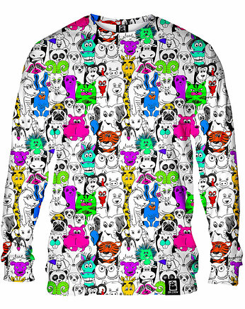 Bluza Bez Kaptura Damska DR.CROW Animal, DrCrow