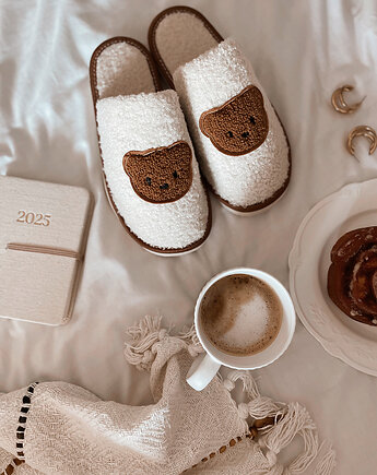 Kapcie damskie Teddy bear, Apollie&co