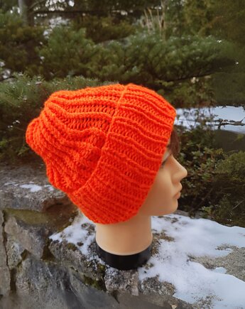 Czapka beanie neon pomarańcz, Byfyj gallery