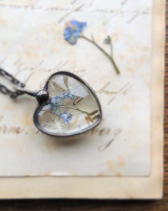 mini terrarium niezapominajka i dmuchawserduszko, MARIAELA