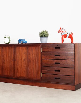 Komoda palisandrowa, duński design, lata 70, projektant: Kai Winding, Przetwory design