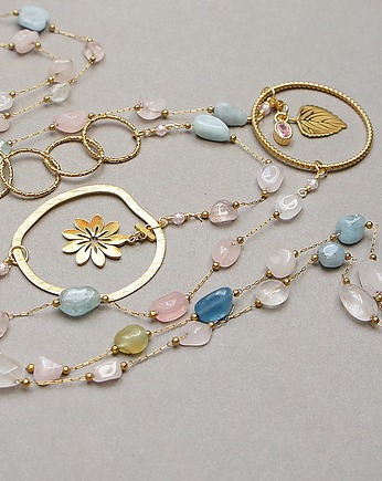 Sautoir /morganit vol. 2/ 23.03.26 - naszyjnik, KiKa pracownia