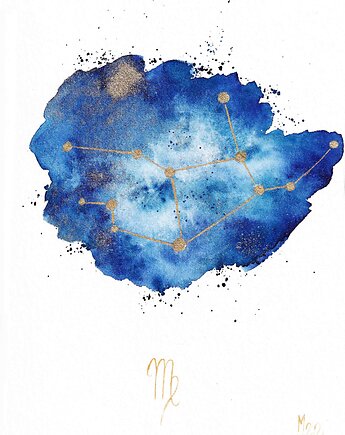 Gwiazdozbiór Panny Znak Zodiaku PANNA Plakat, My Moment