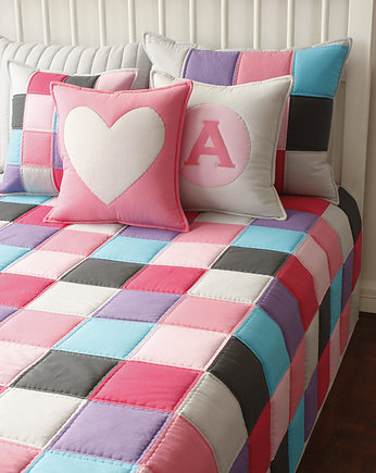 Narzuta patchwork dwustronna |TAKA| 145x215cm, patchwork house