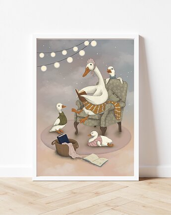 Little Geese - plakat do pokoju dziecka, HI LITTLE