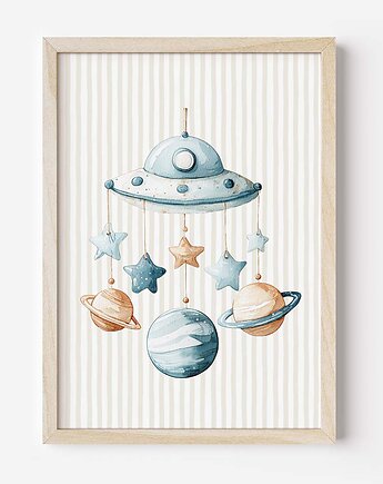Plakat Na Ścianę Dla Dzieci Kosmos nr. 22, Dekoracjan